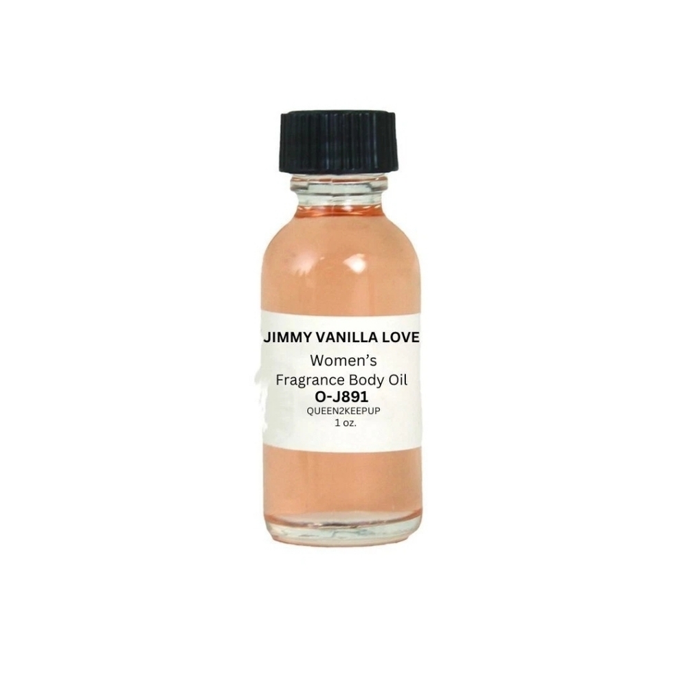 Jimmy Vanilla Love (Women) Body Oil 1 oz Fragrance All Natural Pure Uncut Scent